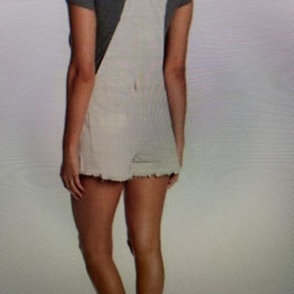 NWOT free people sunkissed shortall in off-white 8 - Picture 2 of 6
